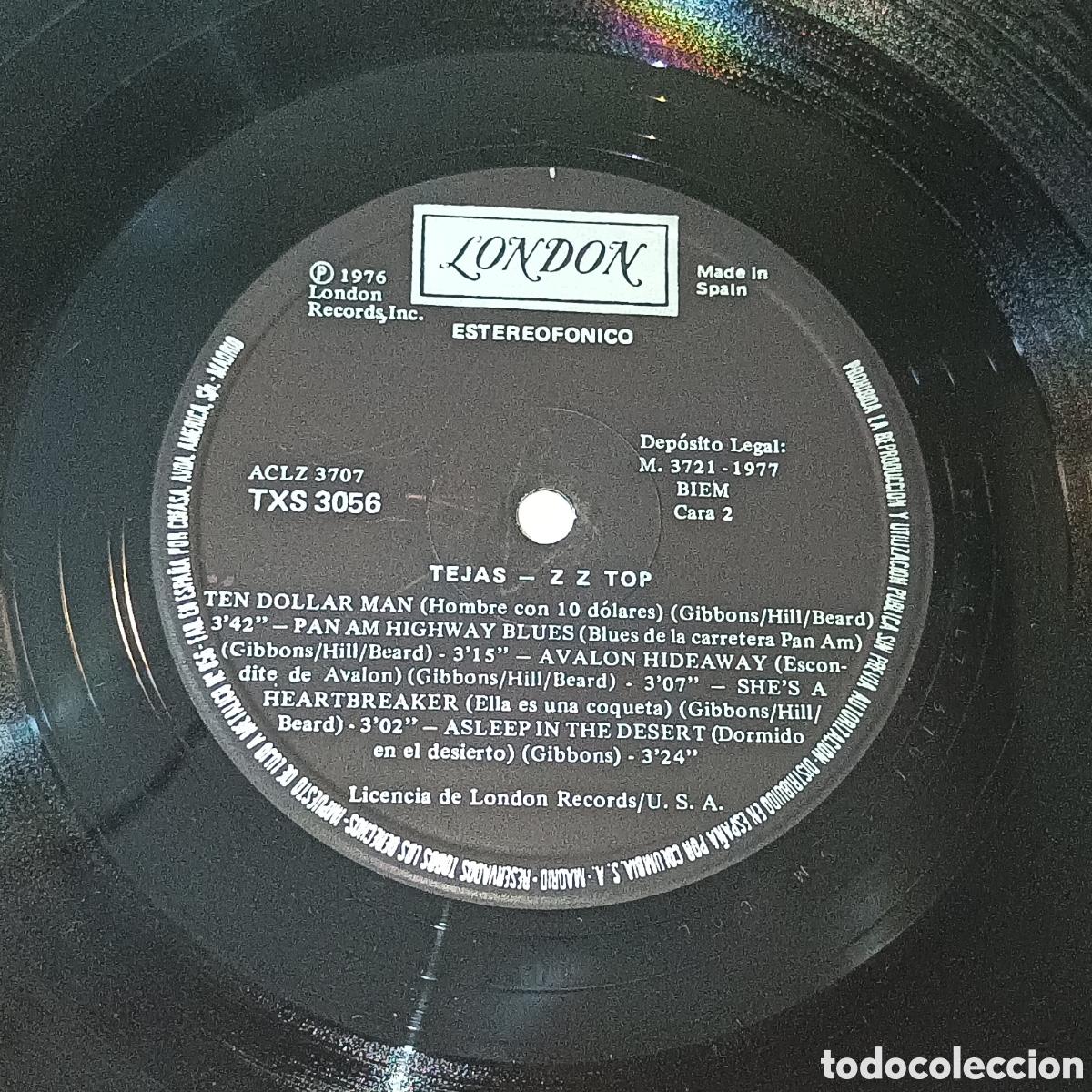 Discos de vinilo: ZZ Top LP Tejas (Gatefold) - Foto 8