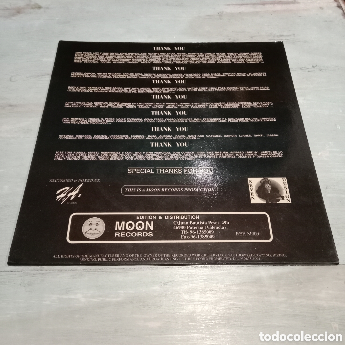 Discos de vinilo: DJ SYLVAN - THANK YOU - MAXI-SINGLE 12&rdquo; - Foto 2