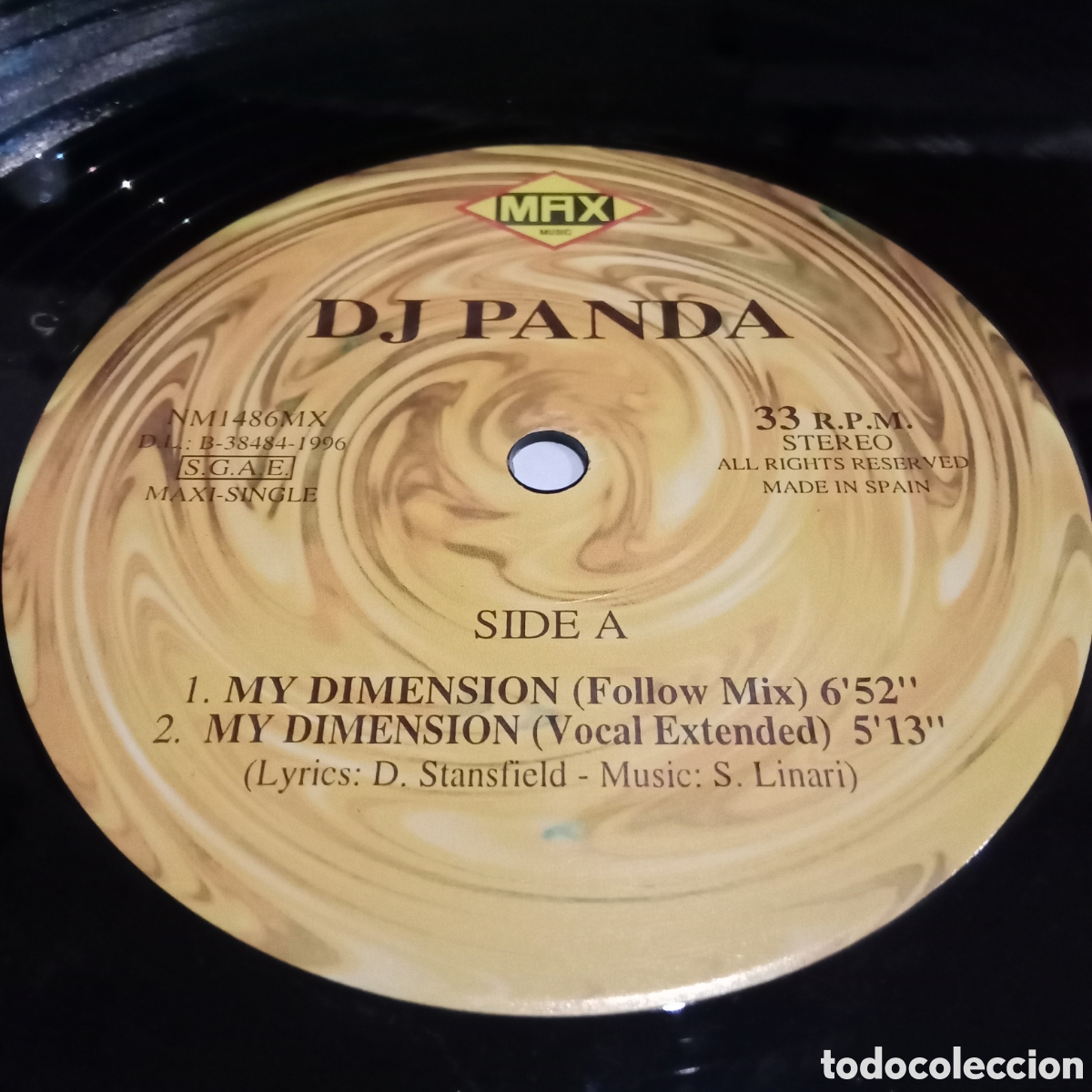Discos de vinilo: DJ PANDA - MY DIMENSION - MAXI-SINGLE 12&rdquo; - Foto 3