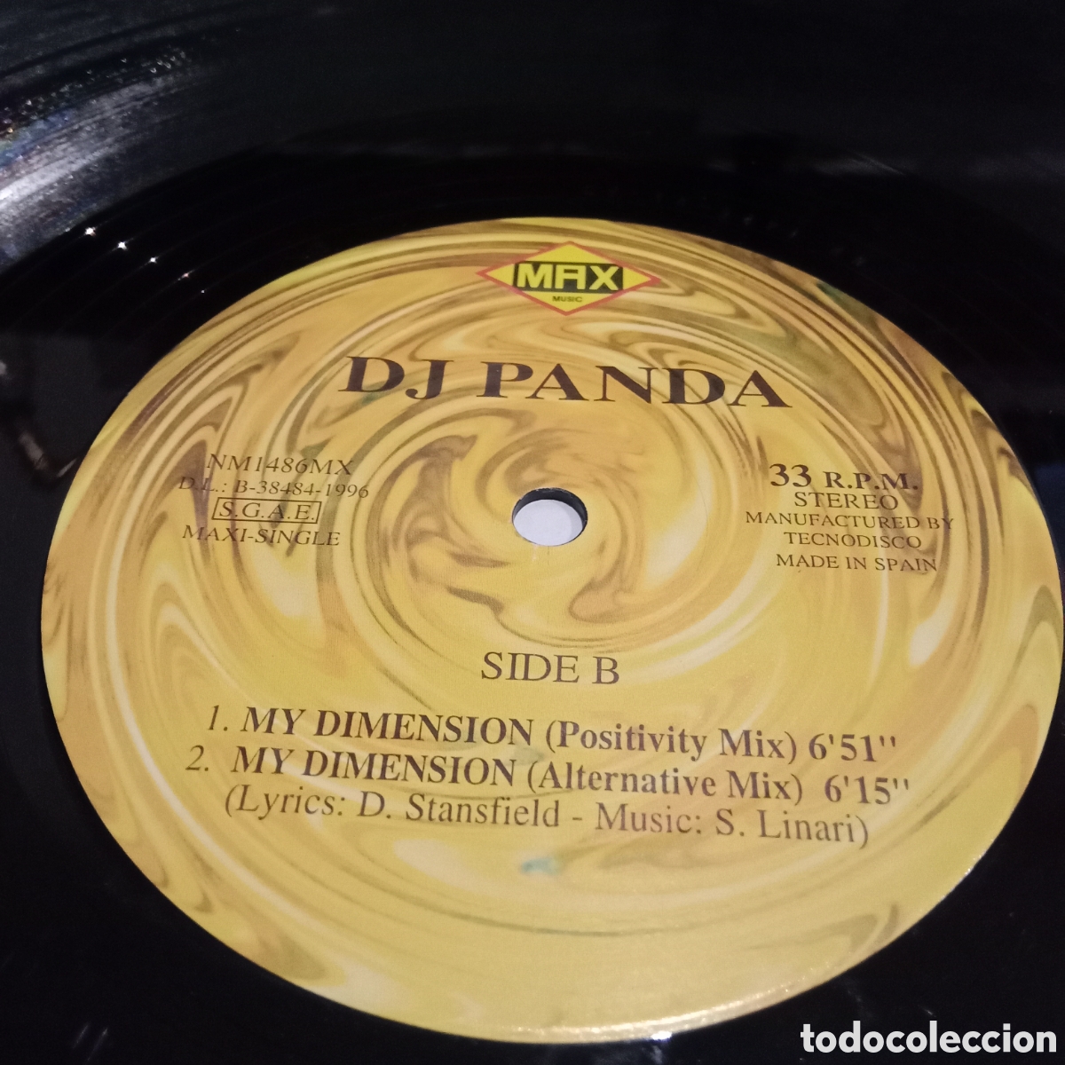 Discos de vinilo: DJ PANDA - MY DIMENSION - MAXI-SINGLE 12&rdquo; - Foto 4