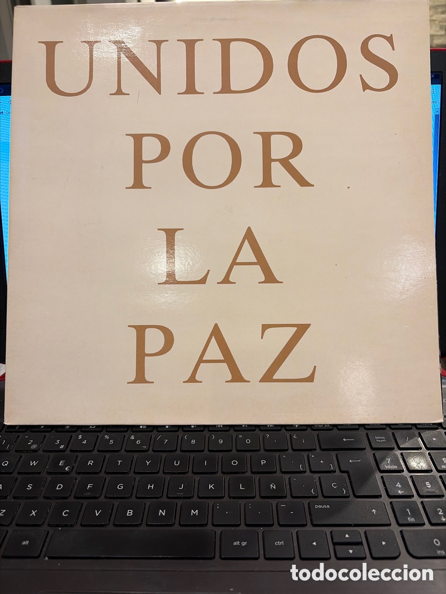Discos de vinilo: UNIDOS POR LA PAZ - LA TRAMPA + PISTONES + CELTAS CORTOS + RAMONCIN + RONALDOS MAXI SINGLE