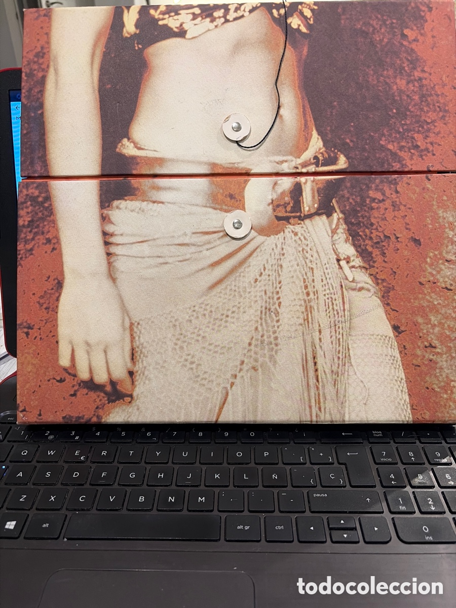 Discos de vinilo: ROSARIO - SIENTO CAJA PROMOCIONAL CON CD + MINIDISC + CASSETTE DEL ALBUM SIENTO. PIEZA UNICA .
