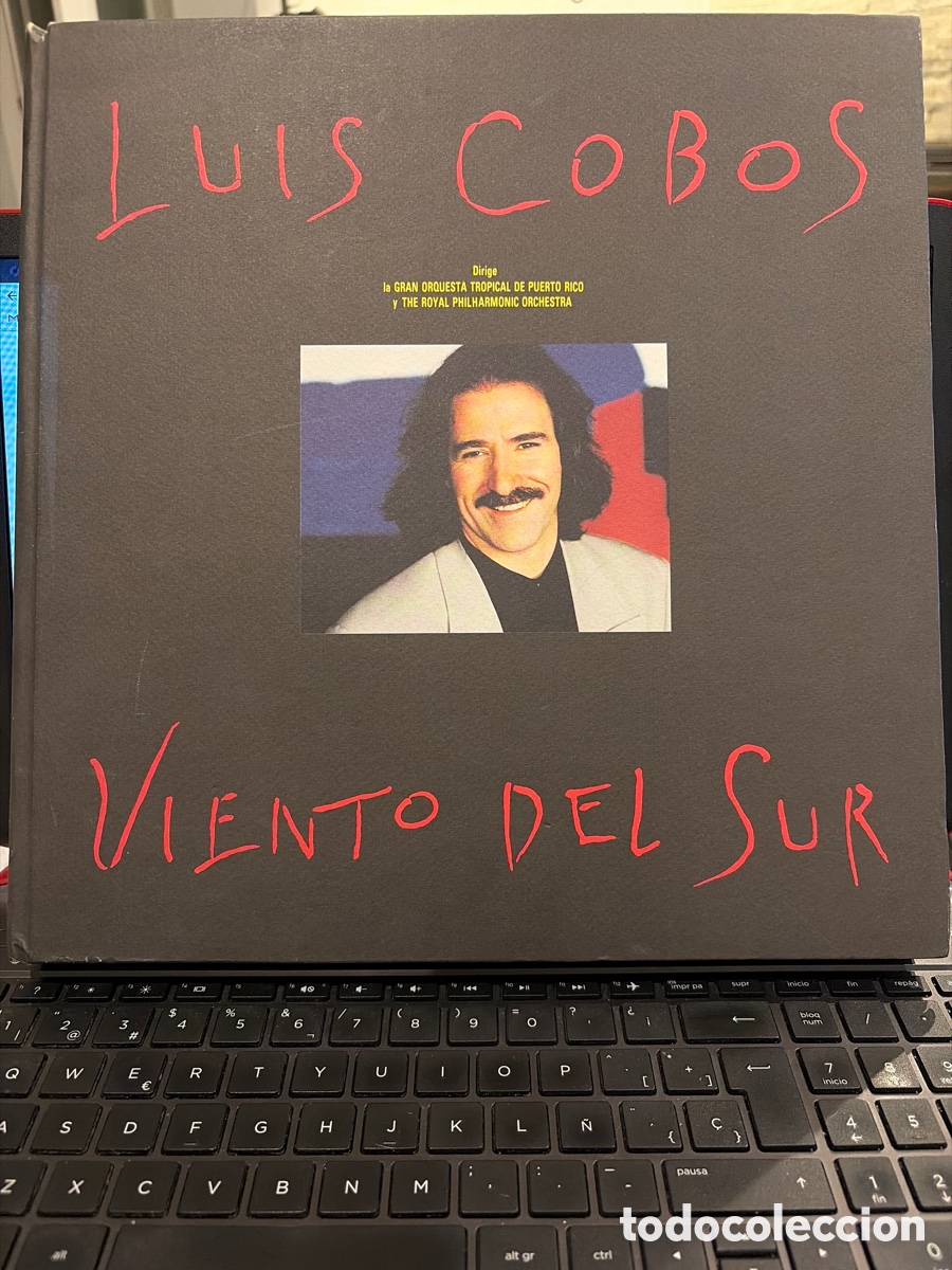 Discos de vinilo: LUIS COBOS - VIENTO DEL SUR CAJA PROMOCIONAL CON CD + CASSETTE + MINIDISC RARO