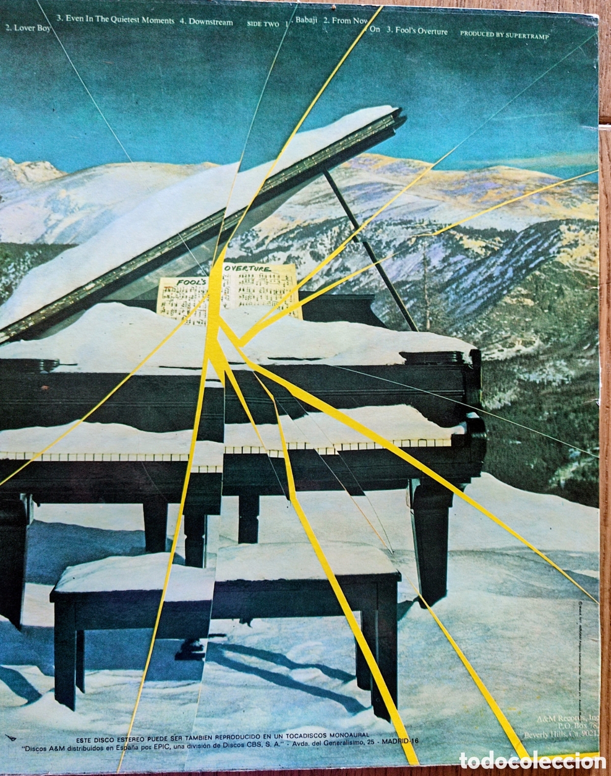 Discos de vinilo: LP SUPERTRAMP POP ROCK - Foto 2