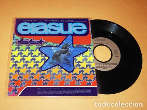 Discos de vinilo: ERASURE - BREATH OF LIFE - SINGLE - 1992 - YAZOO / DEPECHE MODE