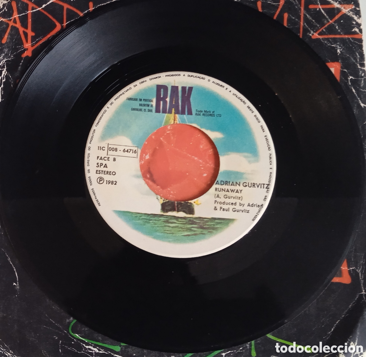 Discos de vinilo: ADRIAN GURVITZ - Classic (1982) disco de vinilo single - Foto 6