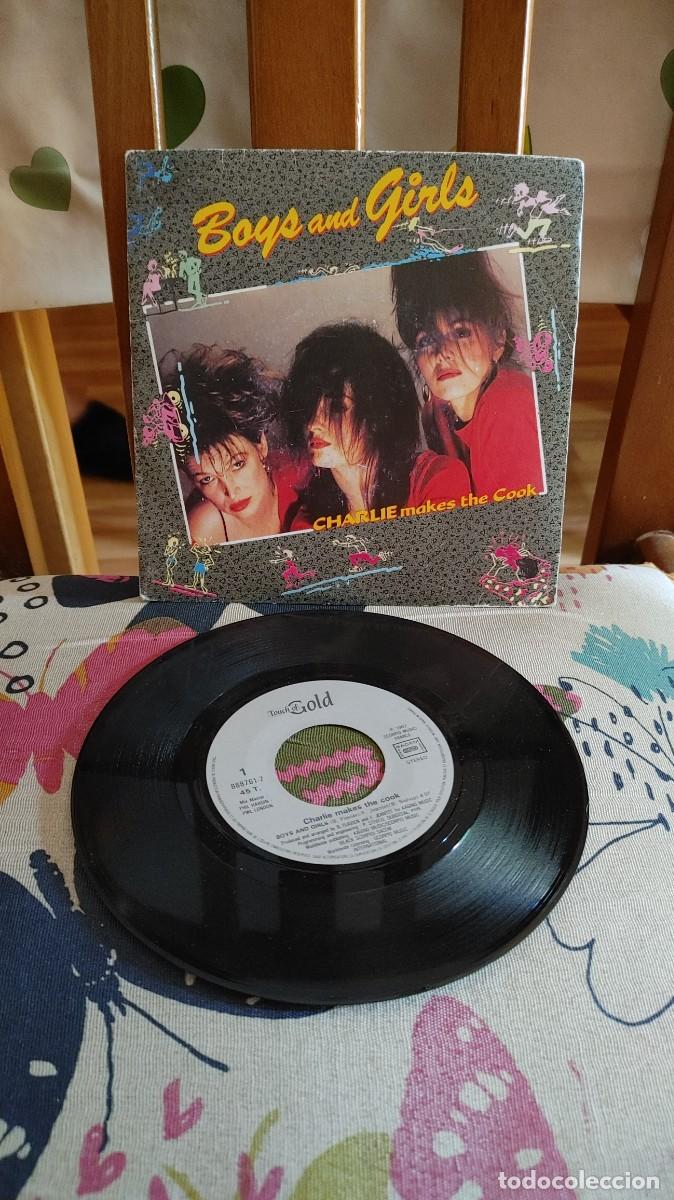 Discos de vinilo: CHARLIE MAKES THE COOK-SINGLE BOYS AND GIRLS