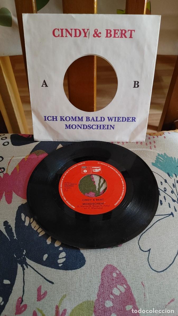 Discos de vinilo: CINDY & BERT-SINGLE ICH KOMM BALD WIEDER