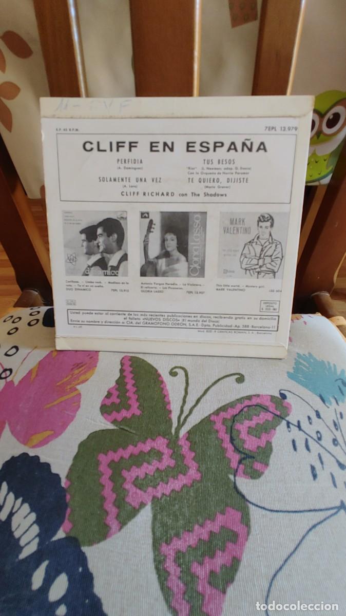 Discos de vinilo: CLIFF RICHARD EN ESPA&Ntilde;A-EP PERFIDIA +3 - Foto 2