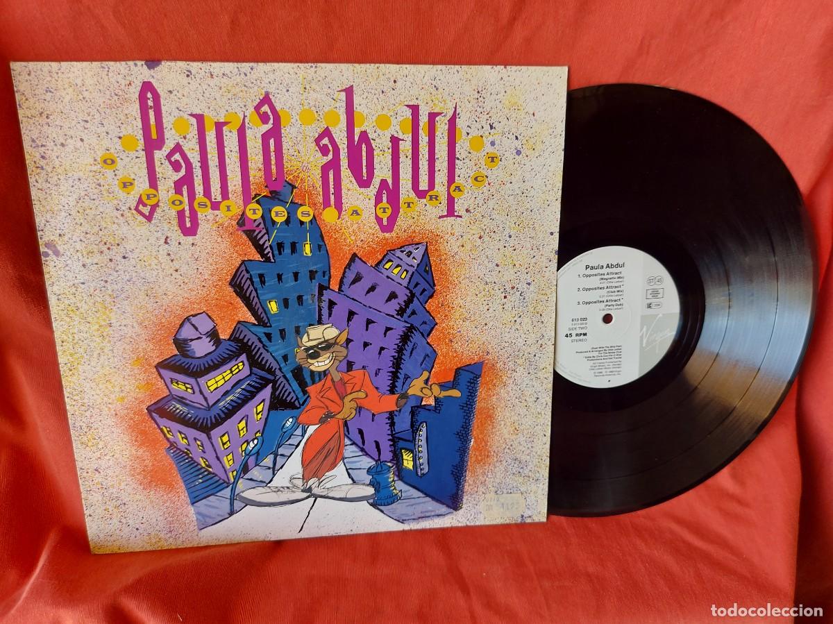 Discos de vinilo: MAXI SINGLE PAULA ABDUL OPPOSITES ATTRACT 1988 ( PEDIDOS MINIMOS 10 &euro; ) , CAJA N&ordm;1 - LP