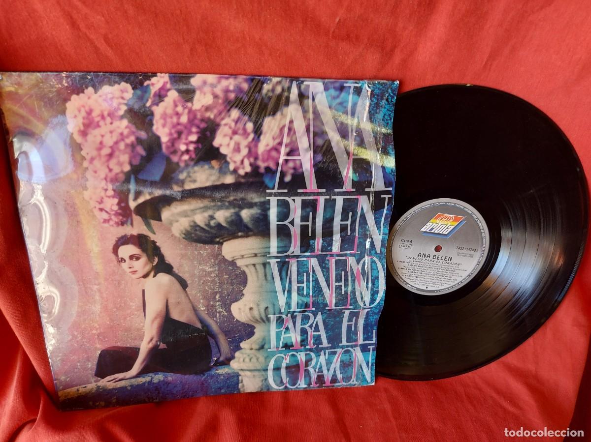 Discos de vinilo: LP ANA BELEN VENENO PARA EL CORAZON 1993 ( PEDIDOS MINIMOS 10 &euro; ) , CAJA N&ordm;1 - LP