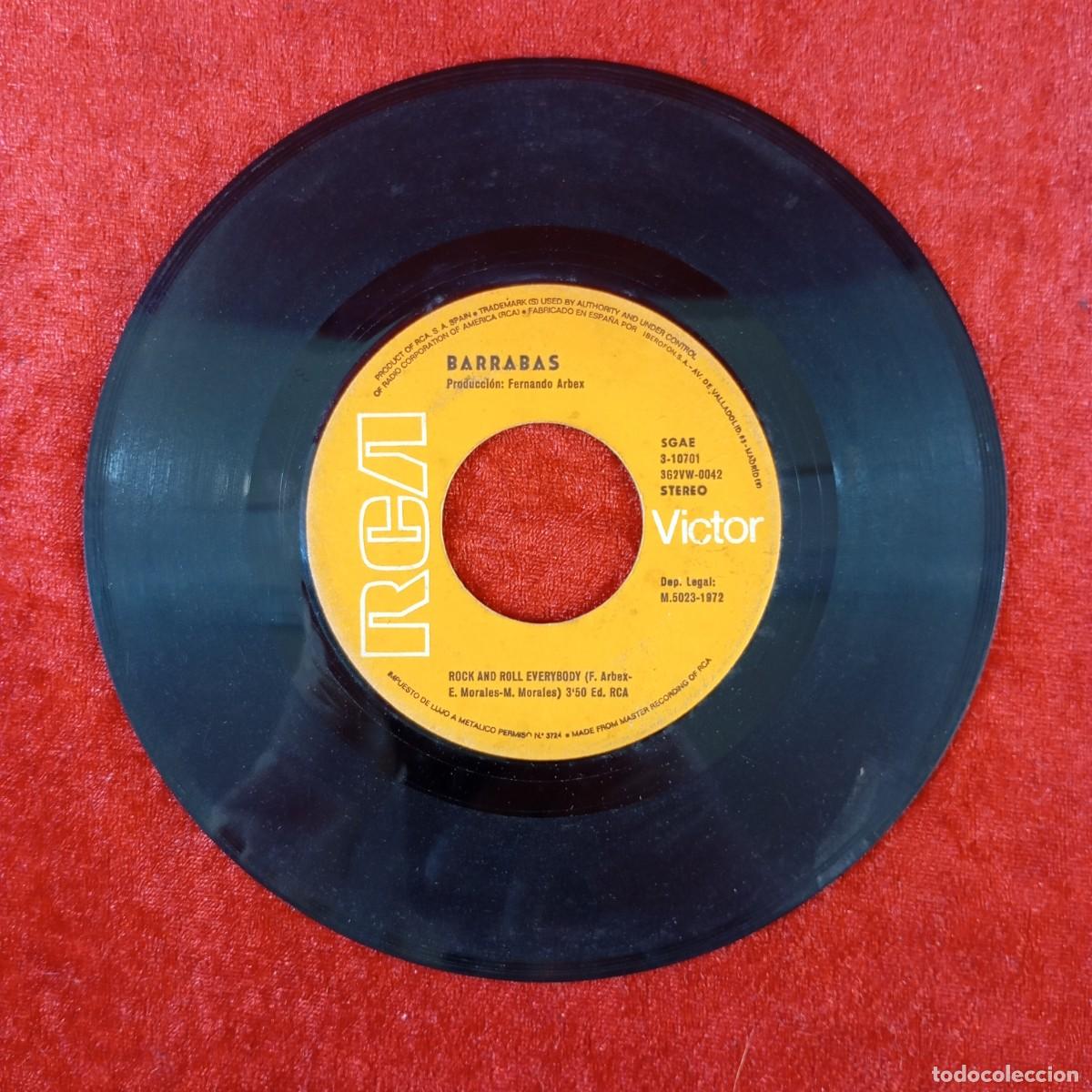 Discos de vinilo: BARRABAS - ROCK AND ROLL EVERYBODY, WILD SAFARI - SINGLE VINILO - RCA VICTOR - 3-10701 / 5773