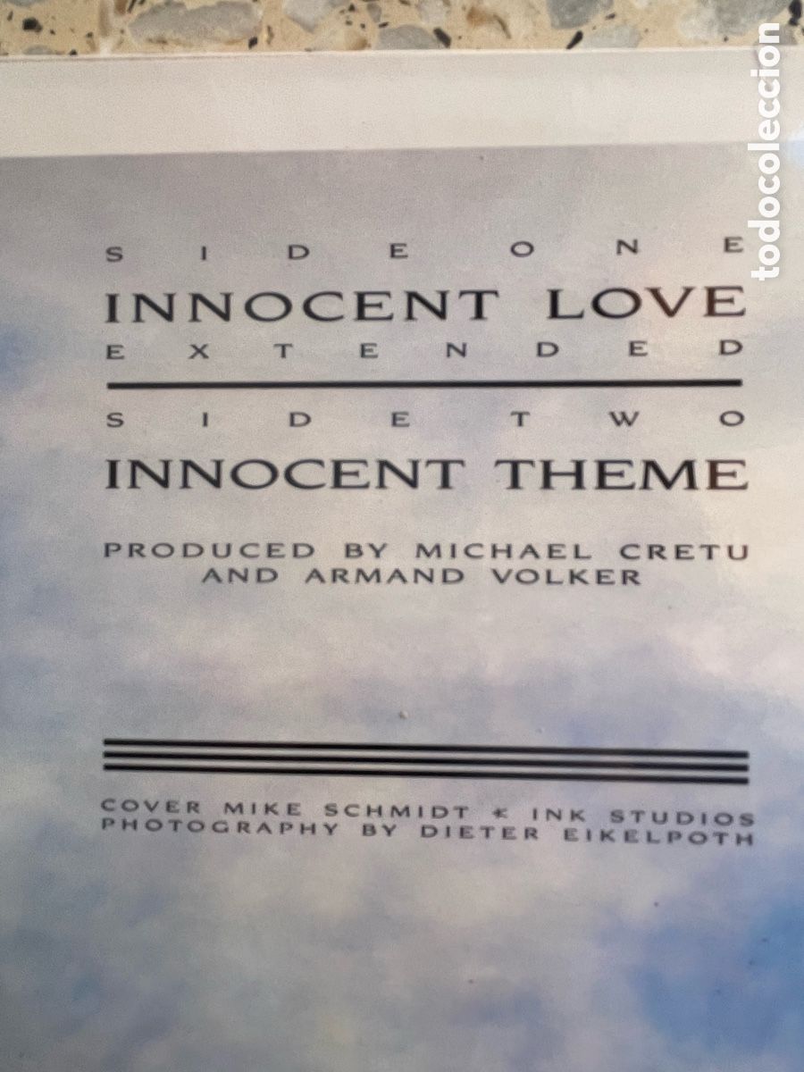 Discos de vinilo: Sandra-Innocent Love / Maxi-single - Foto 3