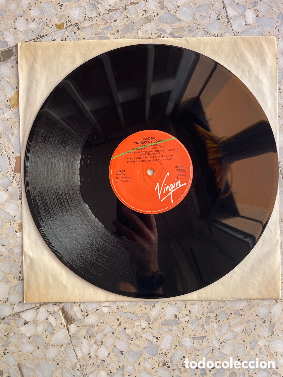 Discos de vinilo: Sandra-Innocent Love / Maxi-single - Foto 9