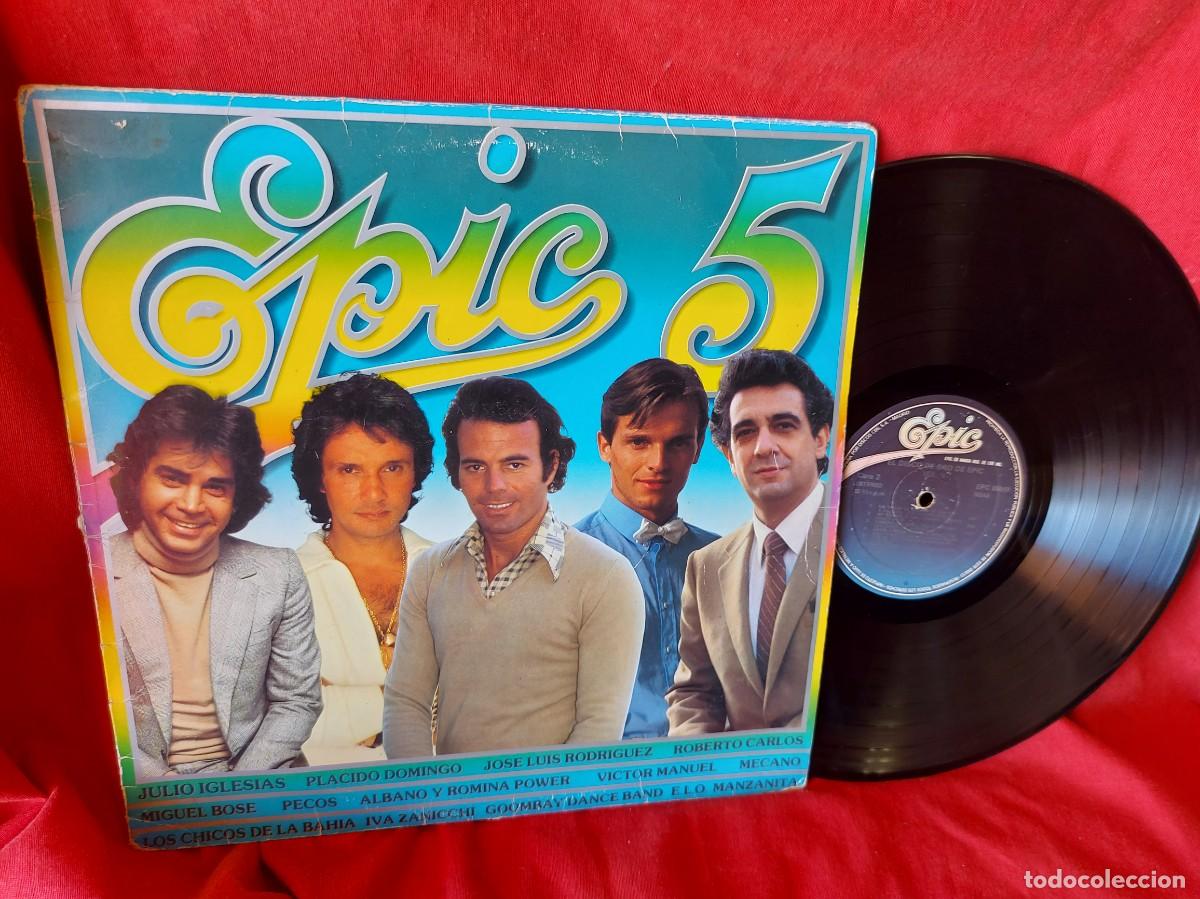 Discos de vinilo: LP EPIC 5 EL DISCO DE ORO DE EPIC VOL, V 1982( PEDIDOS MINIMOS 10 &euro; ) , CAJA N&ordm;1 - LP
