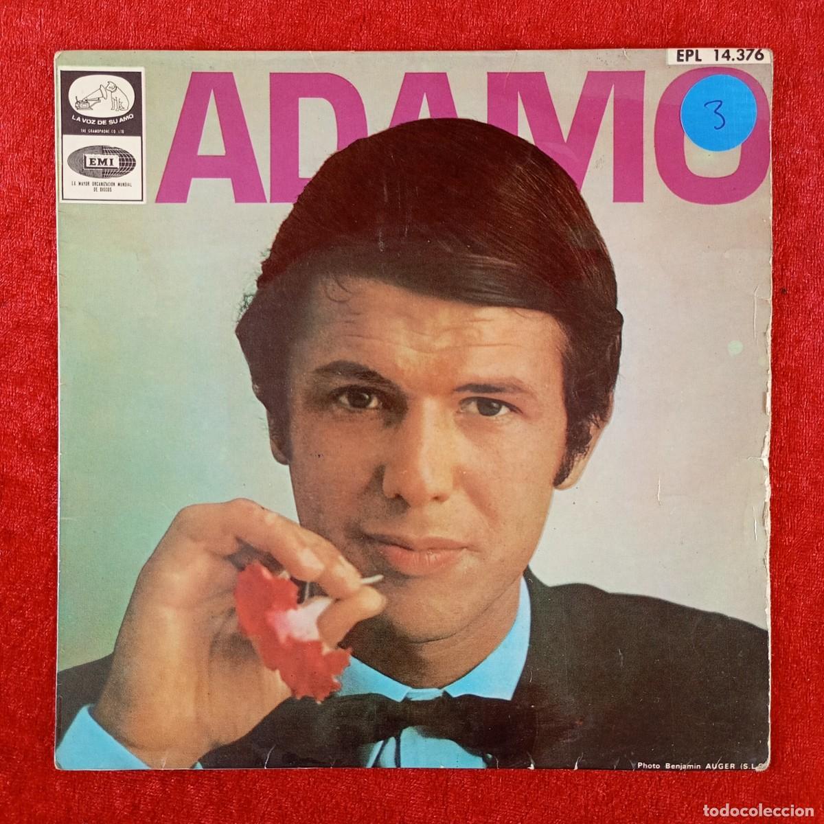 Discos de vinilo: ADAMO - LE NEON, VIVRE... - SINGLE VINILO - LA VOZ DE SU AMO, EMI - EPL 14.376 / 5798
