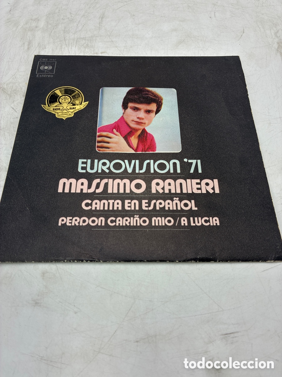 Discos de vinilo: Eurovision 71. Massimo Ranieri. Canta en Espa&ntilde;ol.