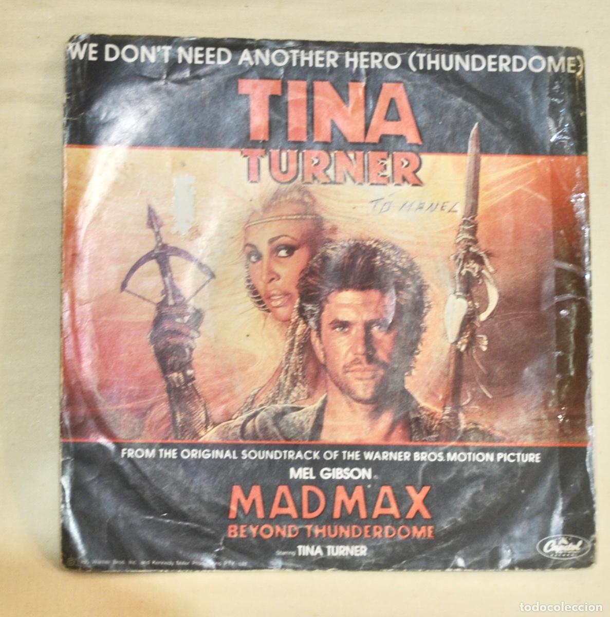 Discos de vinilo: Tina Turner - We don&acute;t need another hero, edici&oacute;n portuguesa a&ntilde;o 1985