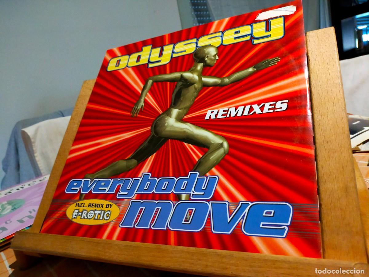 Discos de vinilo: ODYSSEY. EVERYBODY MOVE. INCL. REMIX BY E-ROTIC. MAXXIMUM MUSIC. 2 TEMAS. VER DESCRIPCI&Oacute;N. 1995