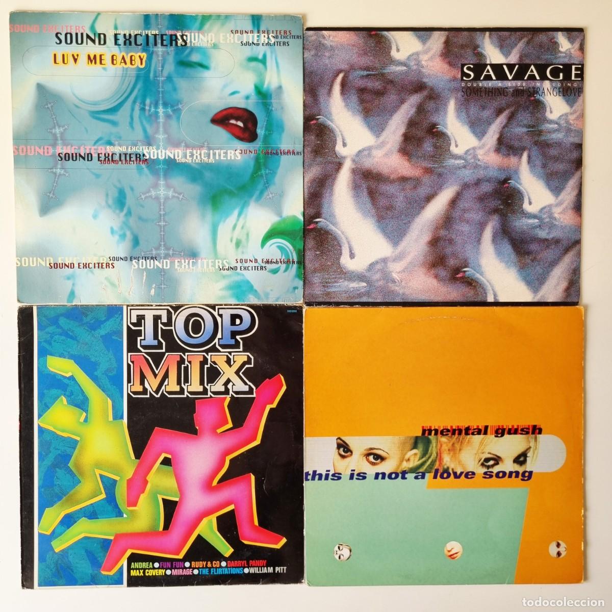 Discos de vinilo: Lote 9 vinilos 12&rdquo; Eurohouse