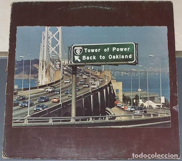 Discos de vinilo: Tower Of Power - Back To Oakland - LP Warner ref. WB 46 282. Ed. alemana 1974.