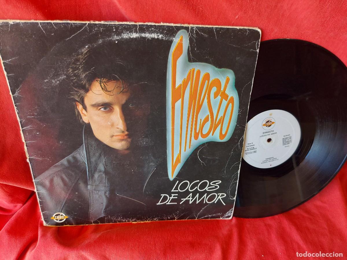 Discos de vinilo: MAXI SINGLE ERNESTO ORTIZ LOCO DE AMOR 1985( PEDIDOS MINIMOS 10 &euro; ) , CAJA N&ordm;1 - LP
