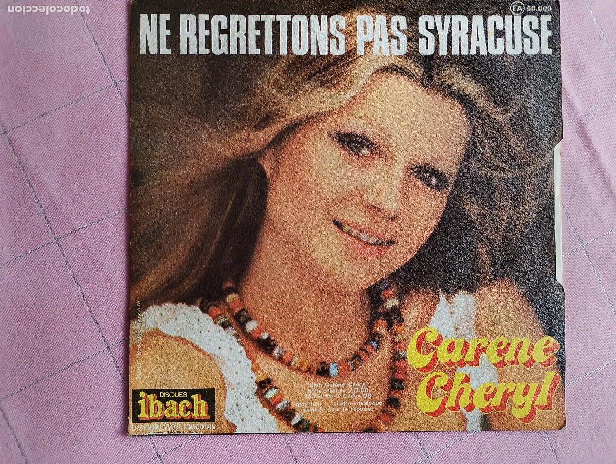 Discos de vinilo: Carene Cheryl &ndash; Ne Raccroches Pas, Je T'aime, 1976