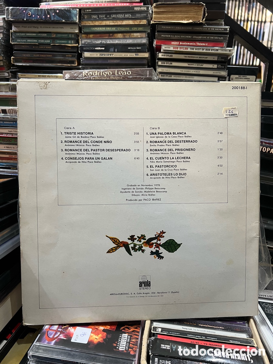 Discos de vinilo: Paco Ib&aacute;&ntilde;ez a flor de tiempo - Foto 2
