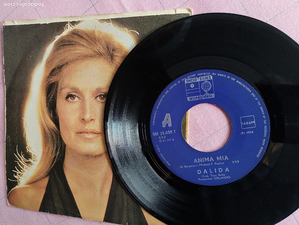 Discos de vinilo: Dalida &ndash; Anima Mia, 1974 - Foto 3