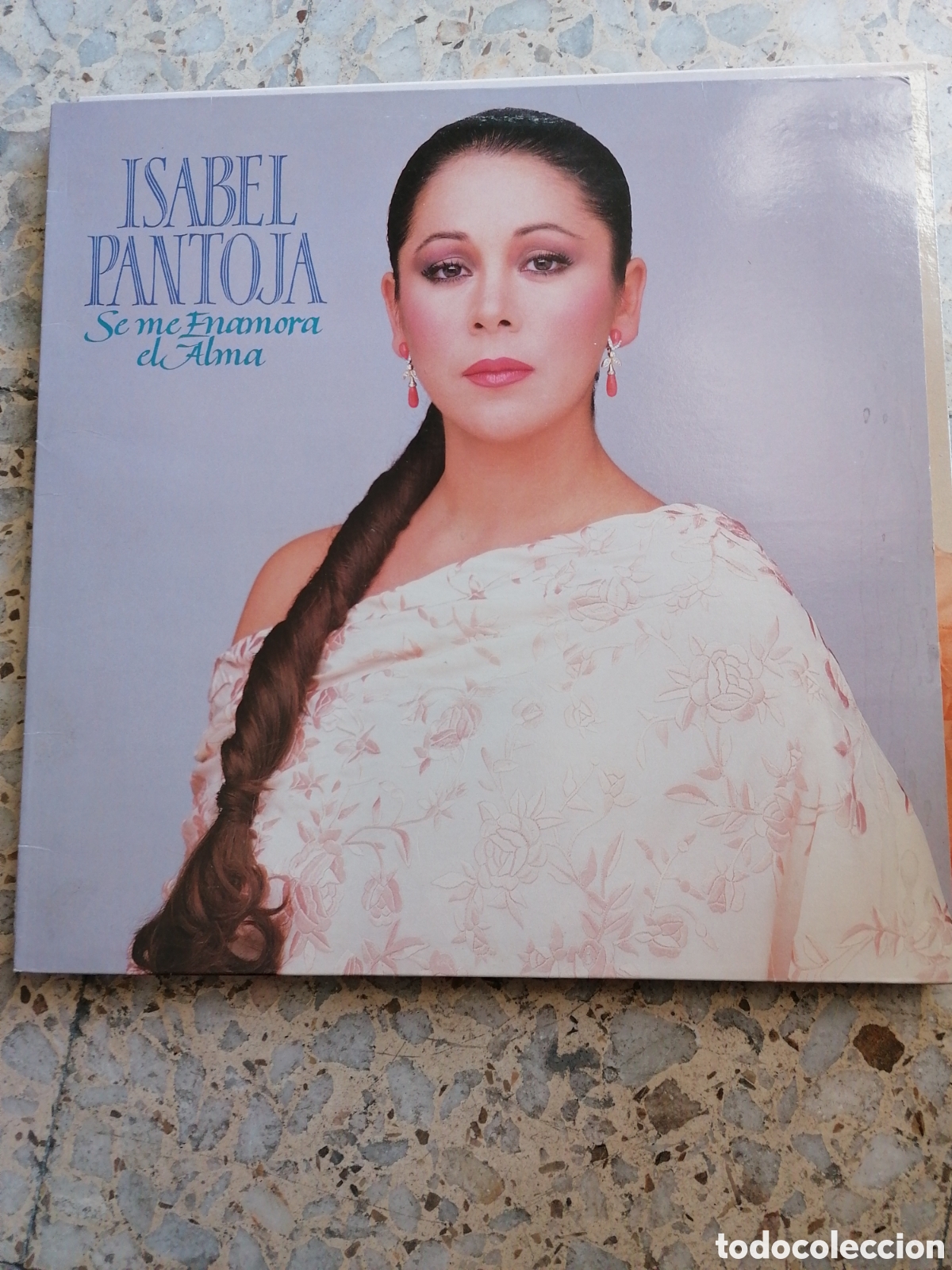 Disques de vinyle: LP ISABEL PANTOJA SE ME ENAMORA EL ALMA 1989 INSERT
