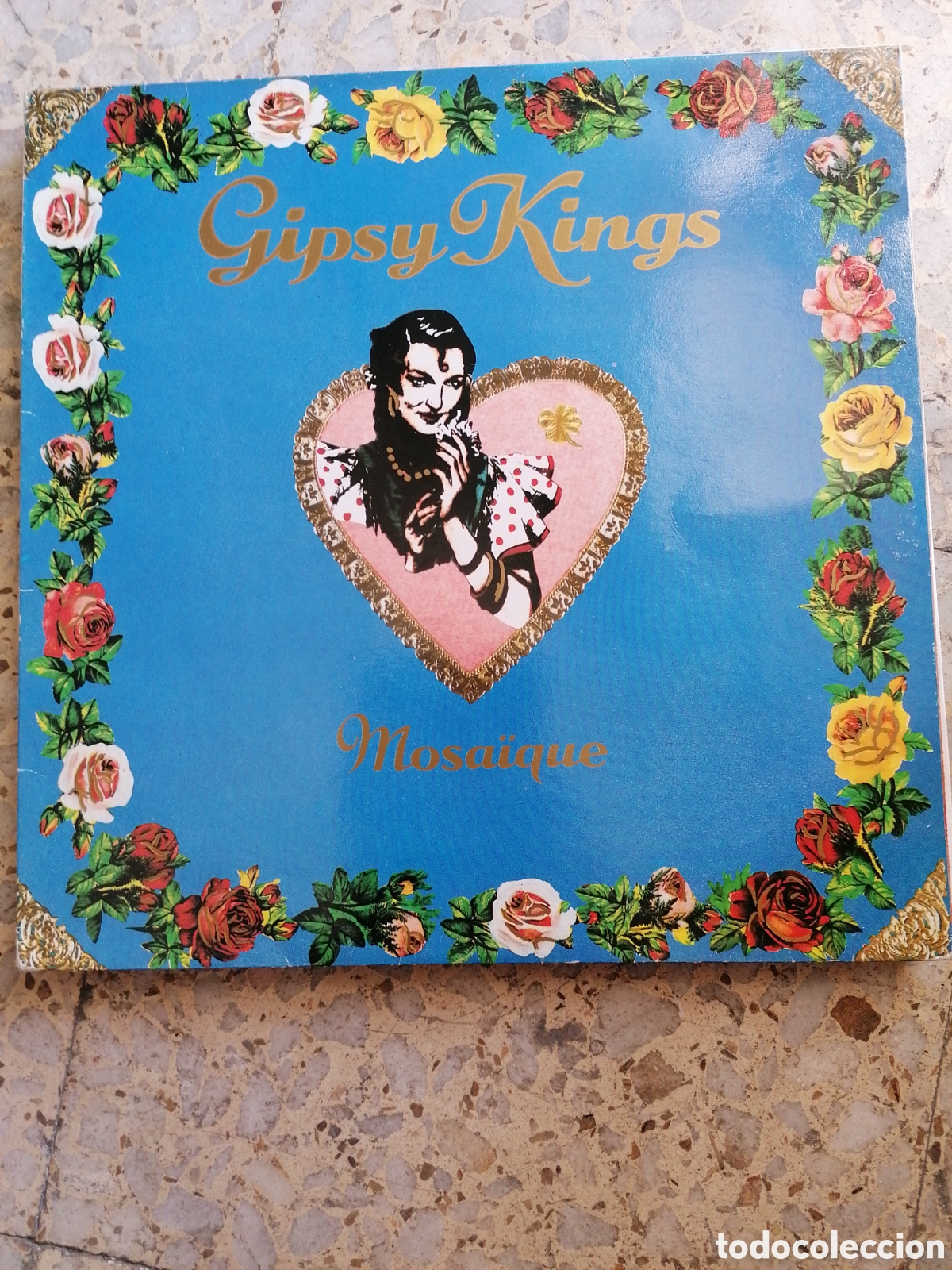 Discos de vinilo: LP GIPSY KINGS MOSAIQUE 1989 INSERT