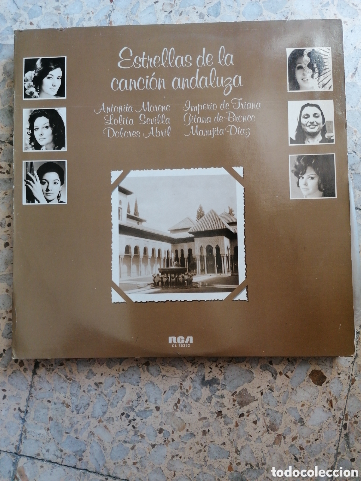 Discos de vinilo: LP ESTRELLAS DE LA CANCION ANDALUZA ANTO&Ntilde;ITA MORENO LOLITA SEVILLA DOLORES ABRIL 1973