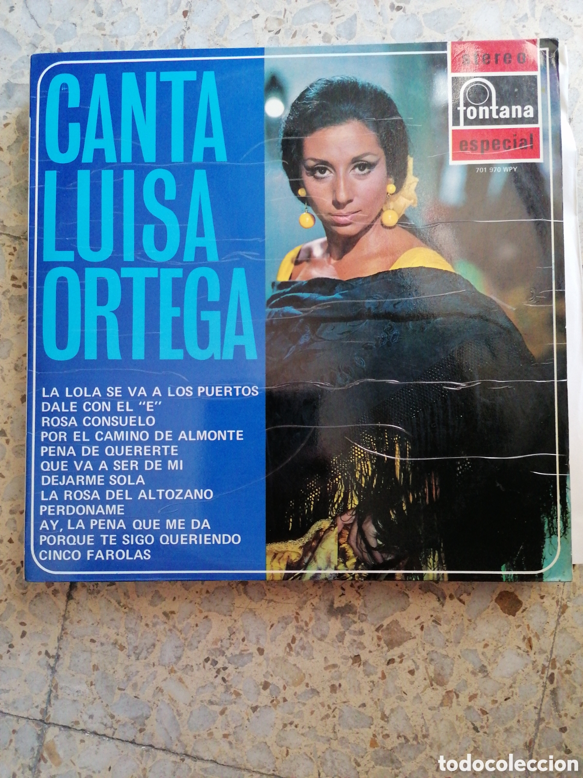 Discos de vinilo: LP CANTA LUISA ORTEGA LA LOLA SE VA A LOS PUERTOS 1969
