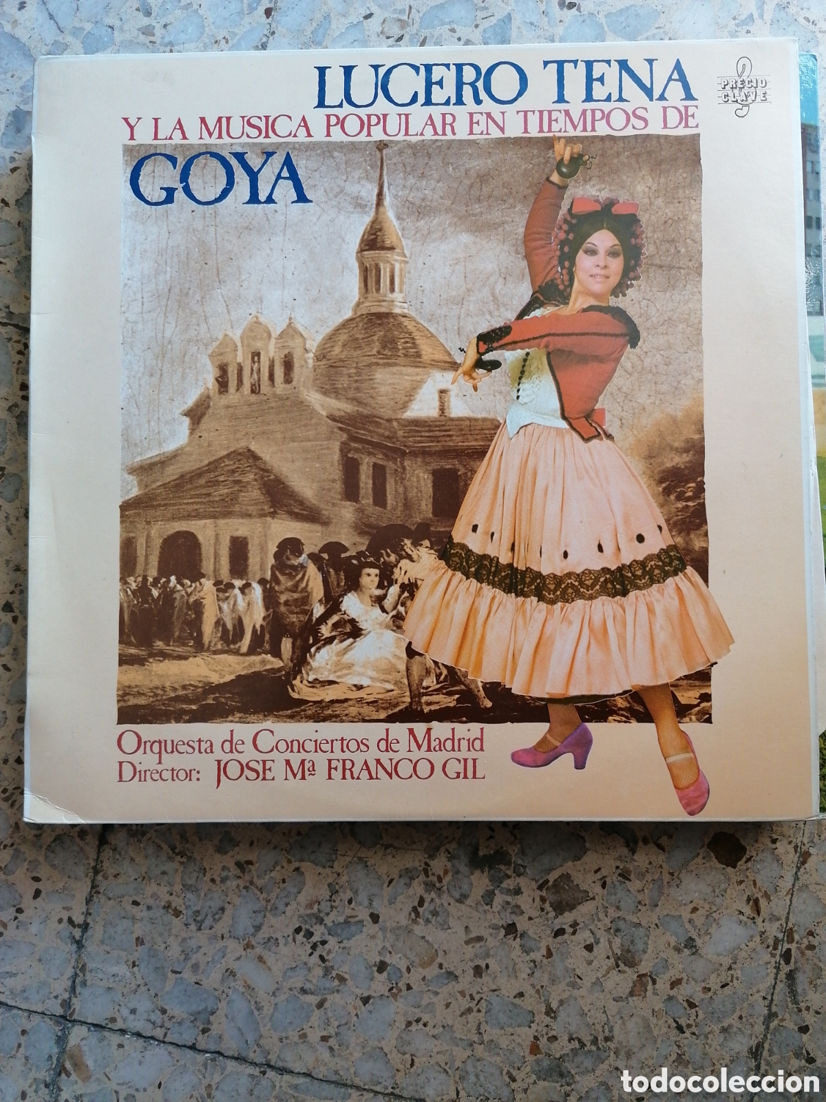 Discos de vinilo: LP LUCERO TENA Y LA MUSICA POPULAR EN TIEMPOS DE GOYA 1986