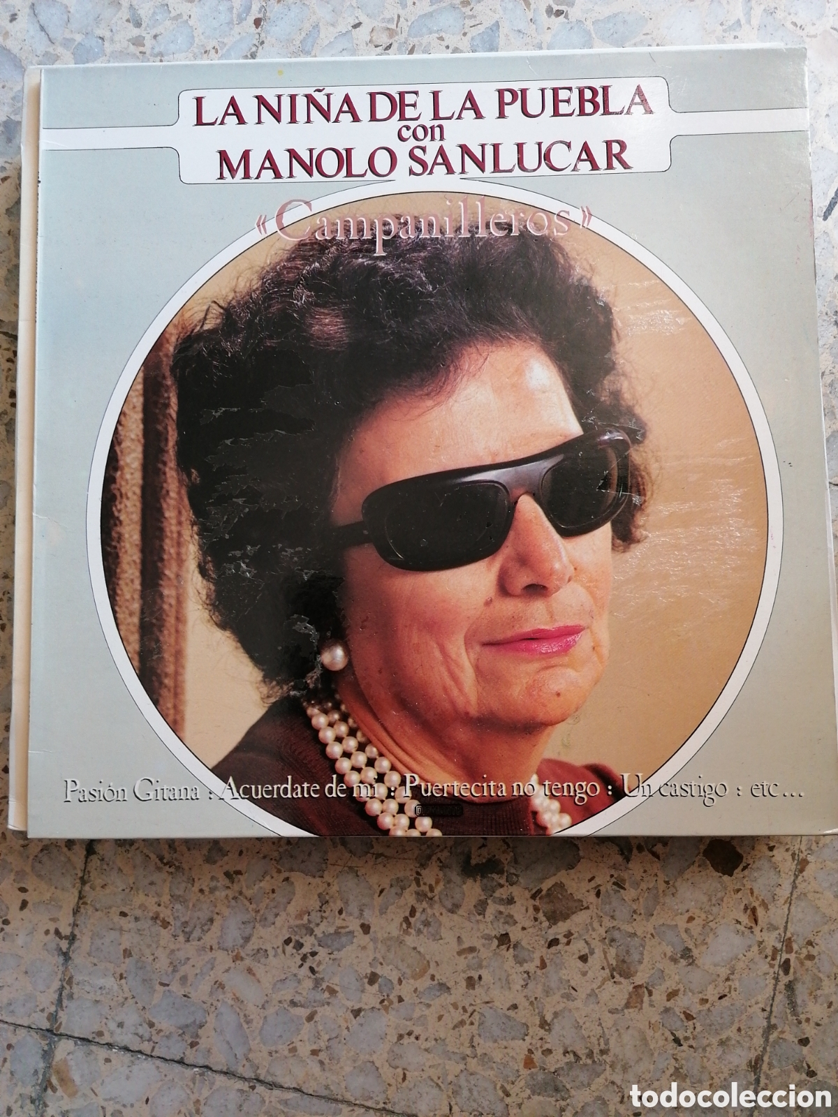 Discos de vinilo: LP LA NI&Ntilde;A DE LA PUEBLA MANOLO SANLUCAR CAMPANILLEROS 1985