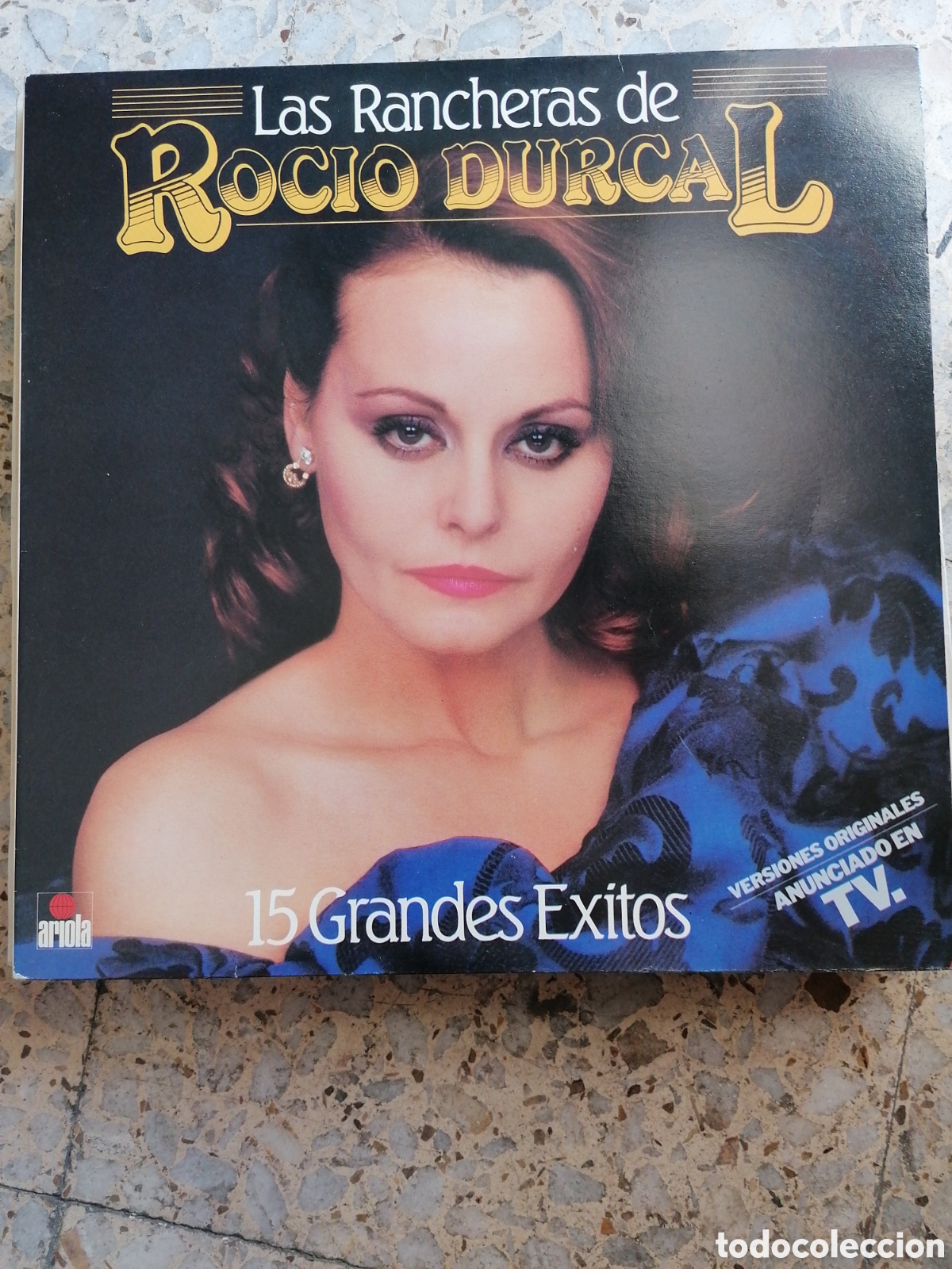 Discos de vinilo: LP ROCIO DURCAL RANCHERAS 15 GRANDES EXITOS 1983