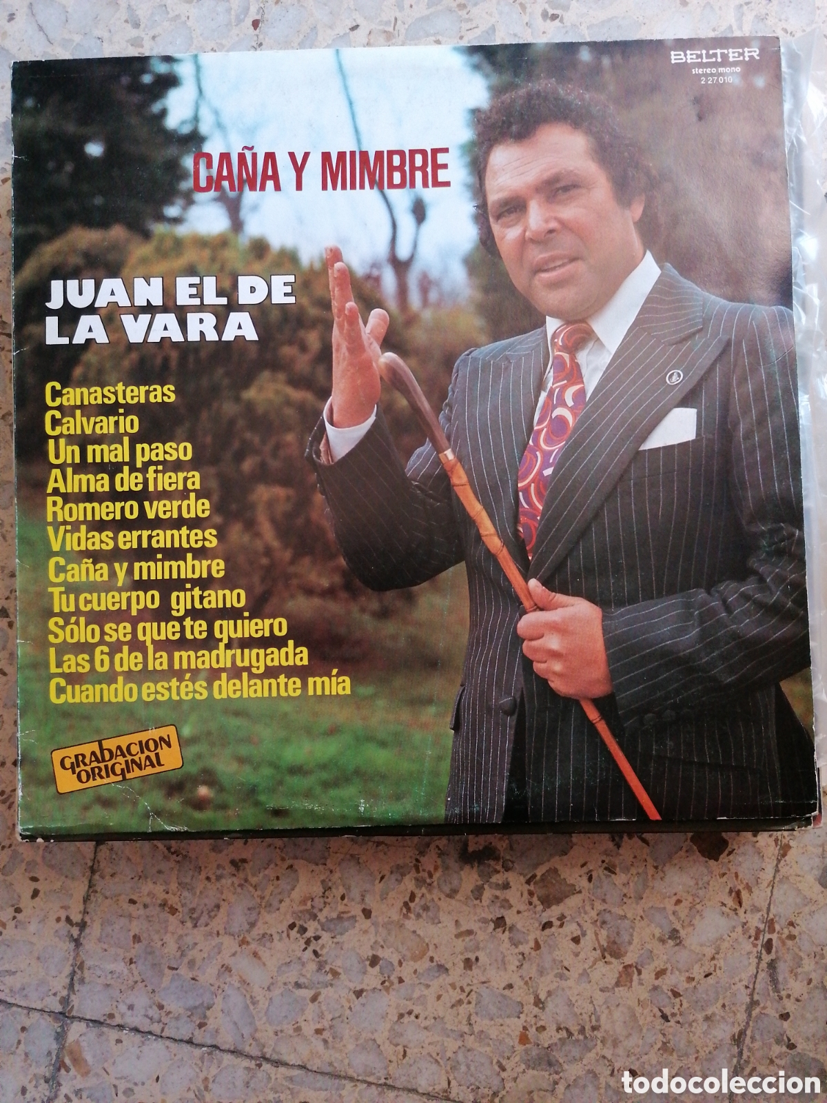 Discos de vinilo: LP JUAN EL DE LA VARA CA&Ntilde;A Y MIMBRE 1978