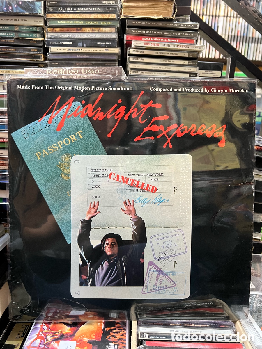 Discos de vinilo: Midnight Express Music from The original Motion picture Soundtrack Composed and produced by Giorgio