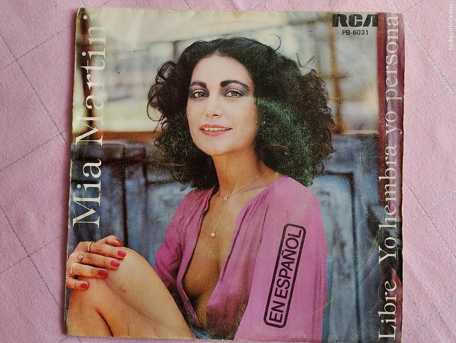 Discos de vinilo: Mia Martini &ndash; En Espa&ntilde;ol - Libre / Yo Hembra, Yo Persona, 1977