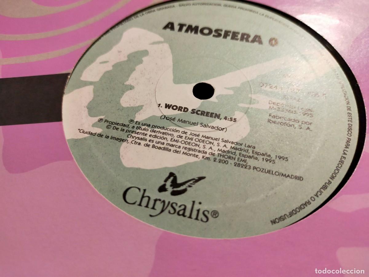Discos de vinilo: ATM&Oacute;SFERA O. TECHNO TRANCE. CHRYSALIS 2 TEMAS. VER DESCRIPCI&Oacute;N. 1995