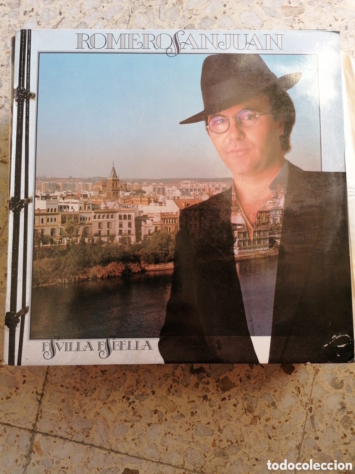 Discos de vinilo: LP ROMERO SANJUAN SEVILLA ES BELLA 1986 INSERT