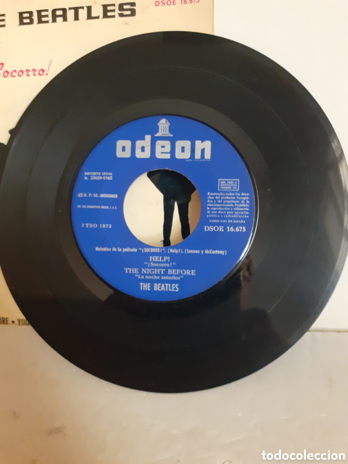 Discos de vinilo: THE BEATLES DISCO HELP SOCORRO - Foto 3