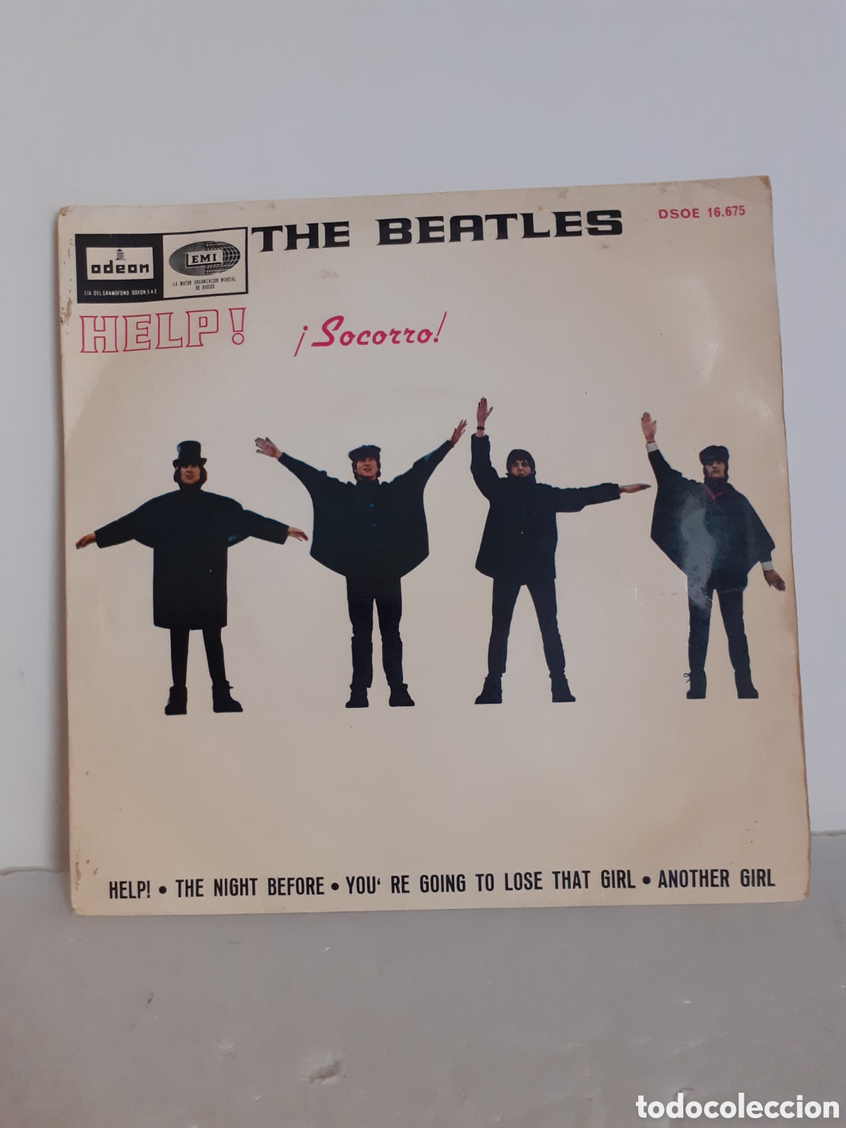 Discos de vinilo: THE BEATLES DISCO HELP SOCORRO
