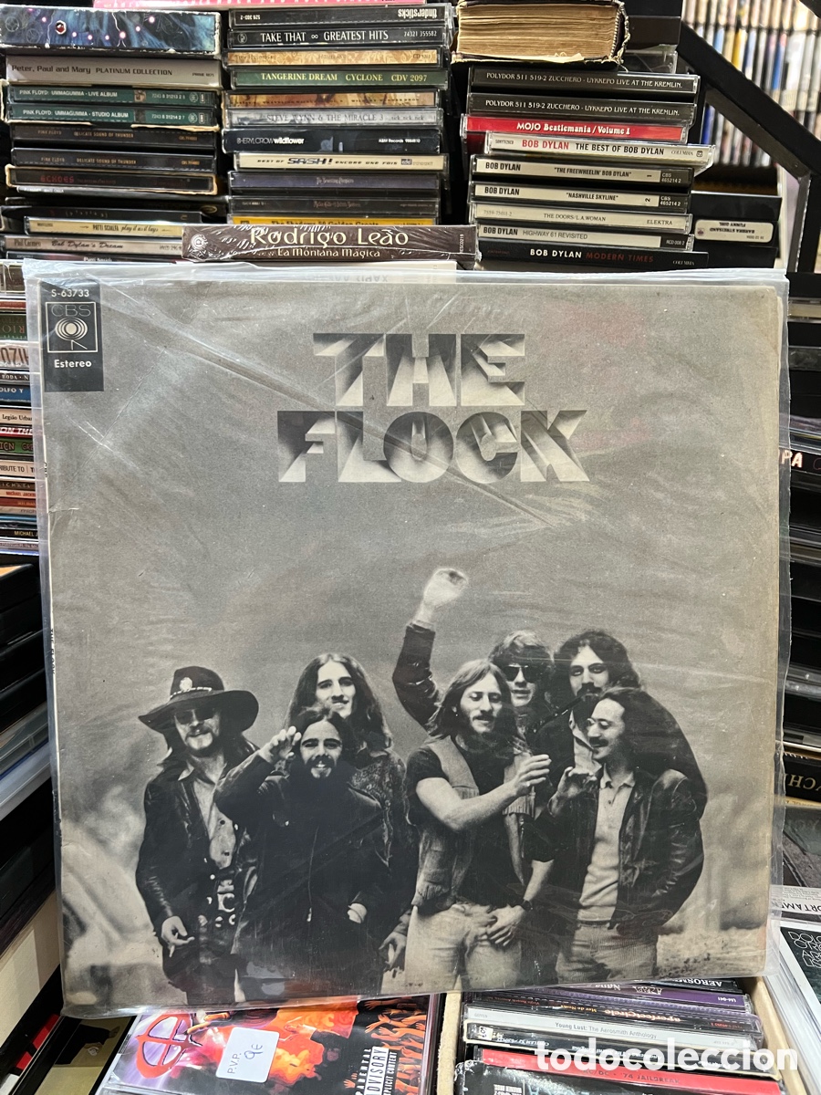 Discos de vinilo: The flock The flock Lp Guitarra: Fred Glickstein