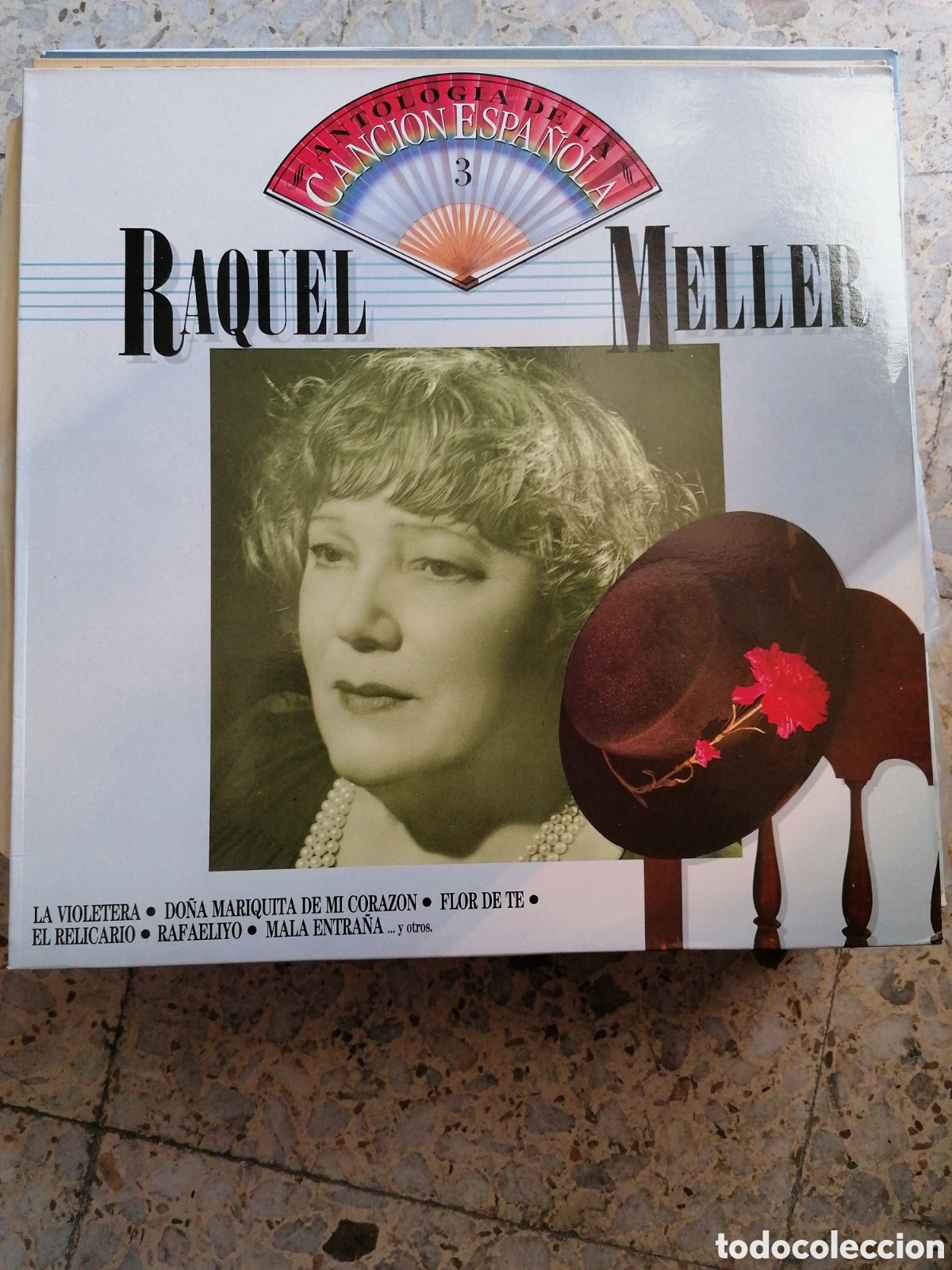 Discos de vinilo: LP RAQUEL MELLER ANTOLOGIA DE LA CANCION ESPA&Ntilde;OLA 3
