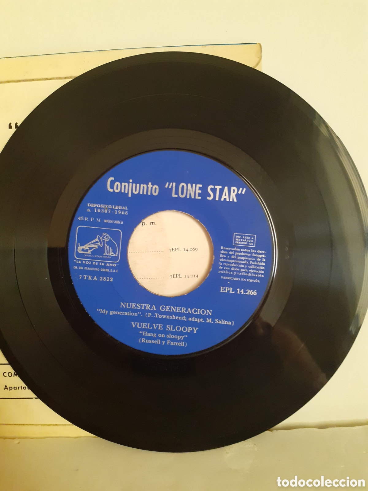 Discos de vinilo: CONJUNTO LONE STAR NUESTRA GENERACION 1967 - Foto 3