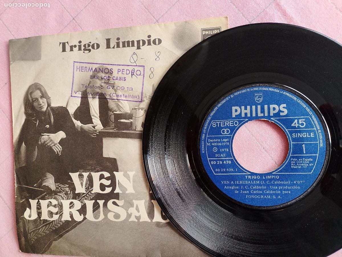 Discos de vinilo: Trigo Limpio &ndash; Ven A Jerusalem, 1978 - Foto 4