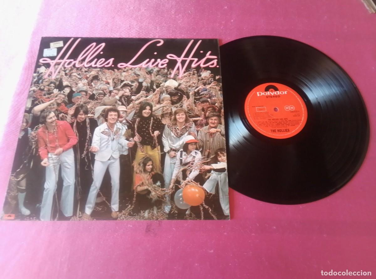 Discos de vinilo: THE HOLLIES LIVE HITS 1976 LP L31 2