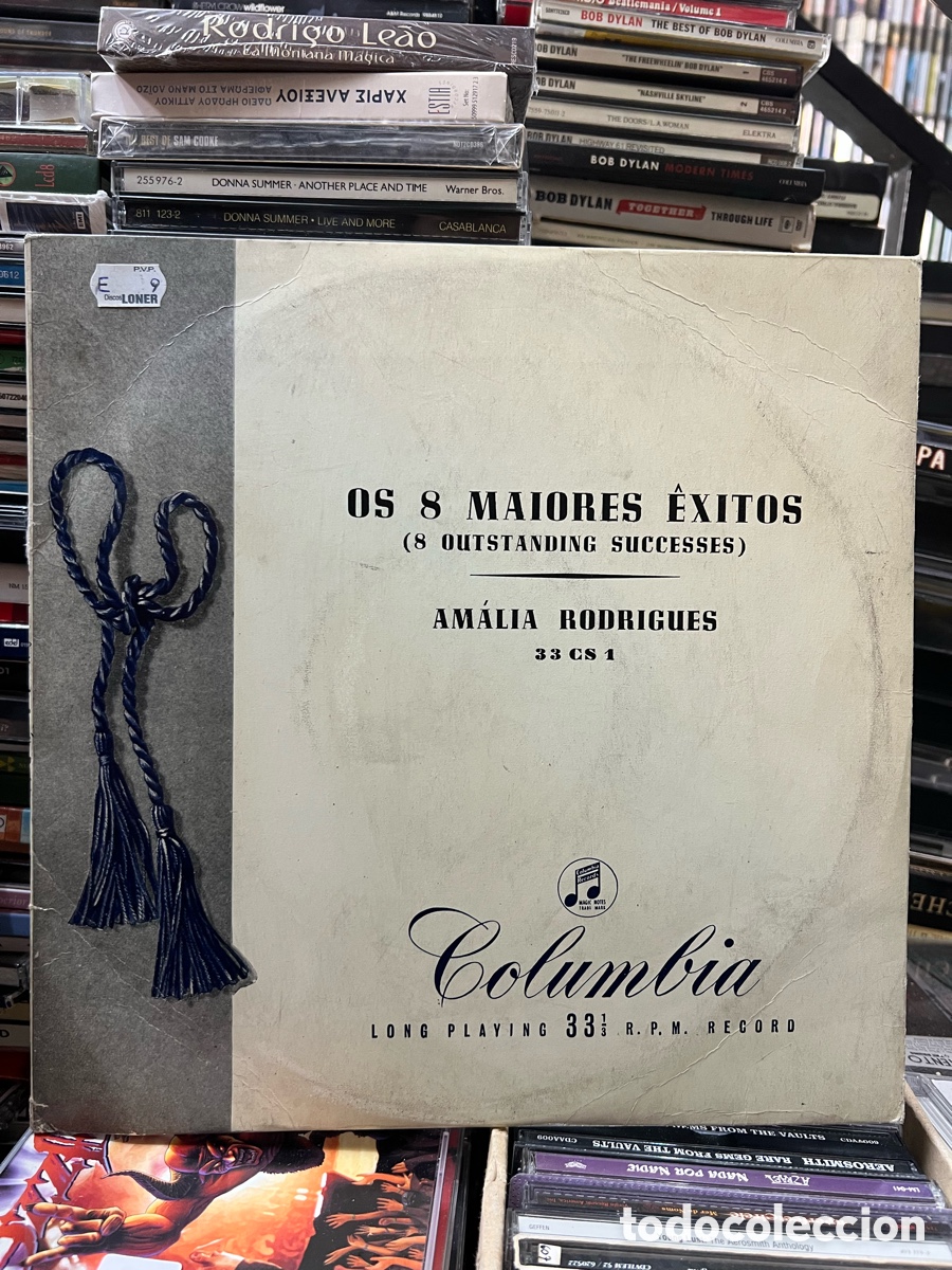 Discos de vinilo: Os 8 maiores &ecirc;xitos de Am&aacute;lia Rodrigues 3 3 cs 1