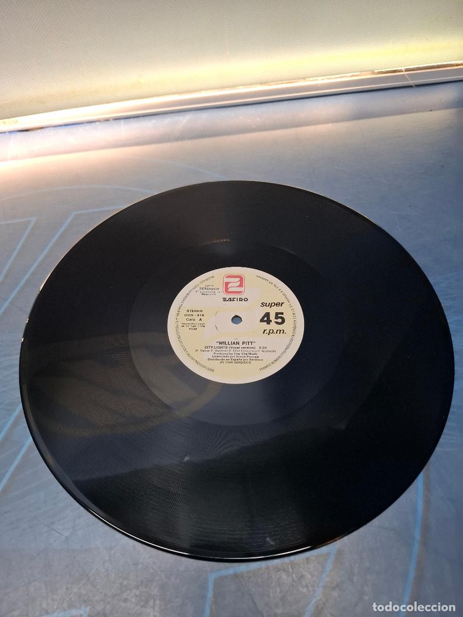 Discos de vinilo: Disco, Lp, William Pitt, City Lights, 1986 - Foto 3